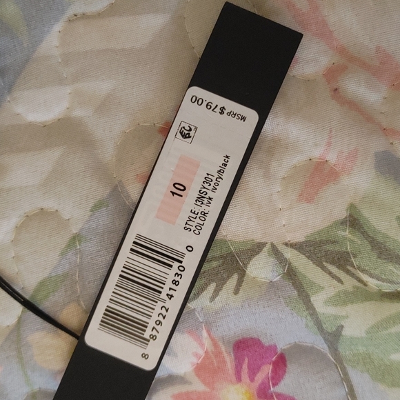 NWT IVANKA TRUMP IVORY & BLACK SKIRT SZ 10 - Picture 8 of 9